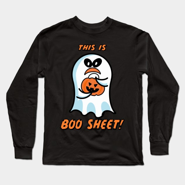 Boo Sheet! Long Sleeve T-Shirt by ART by RAP